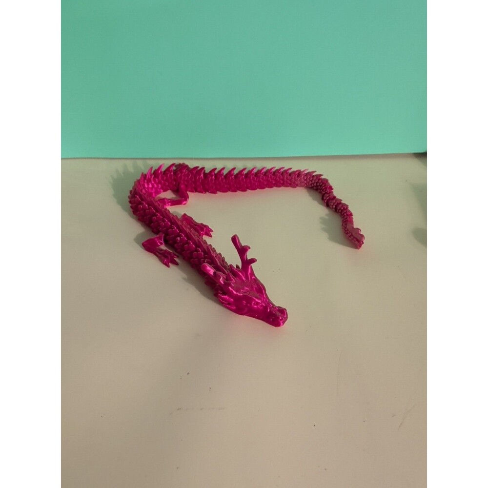 3D Printed Articulated Spiky Dragon